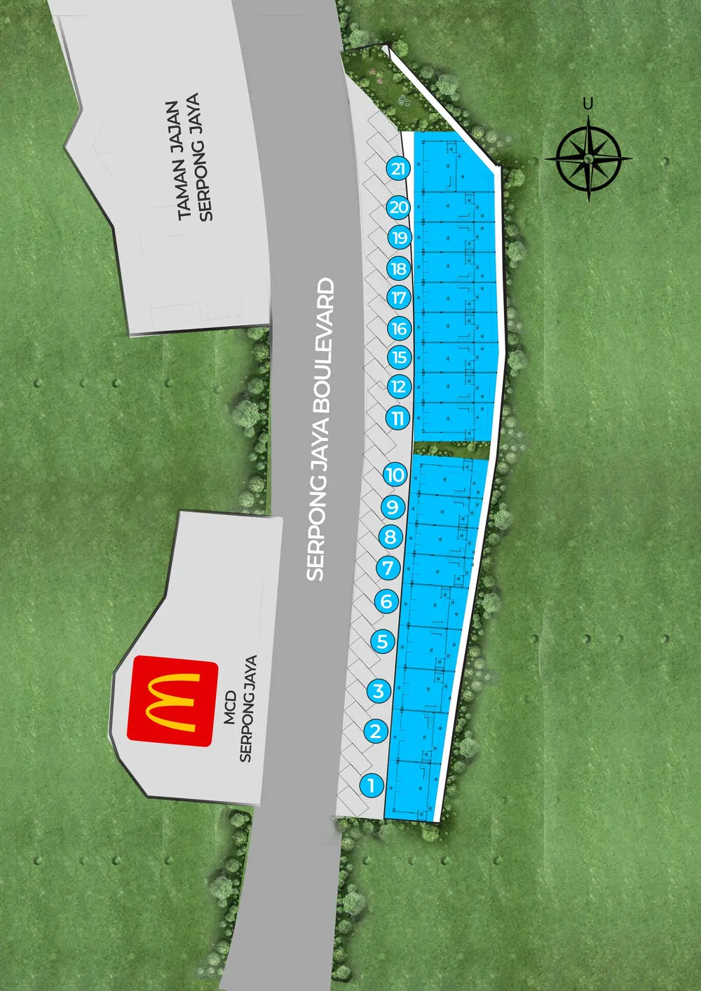 Siteplan Ruko Avenue