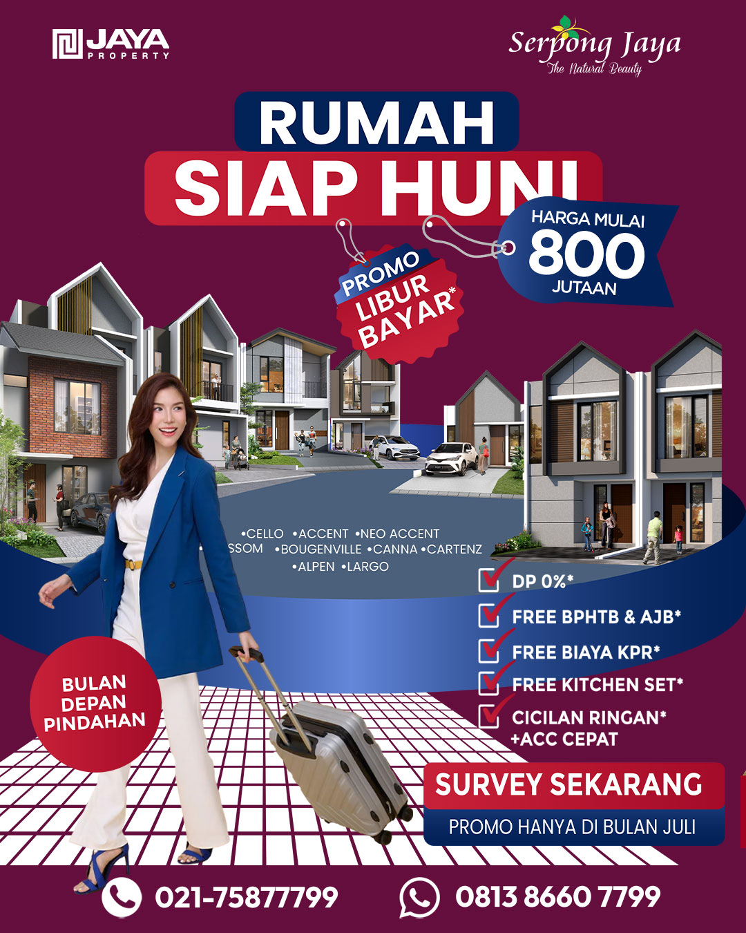 Rumah Siap Huni, Harga Mulai 800jtaan