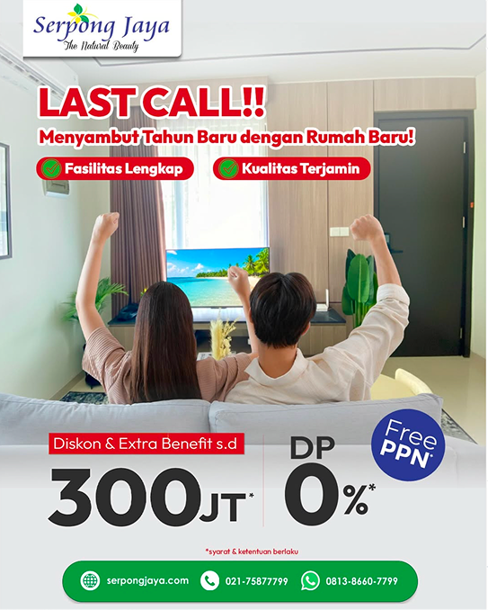 Menyambut Tahun Baru Dengan Rumah Baru